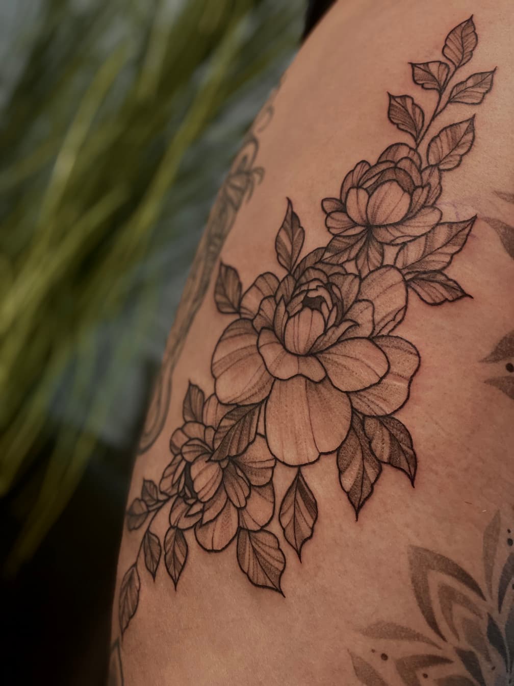 Fine line tattoo
